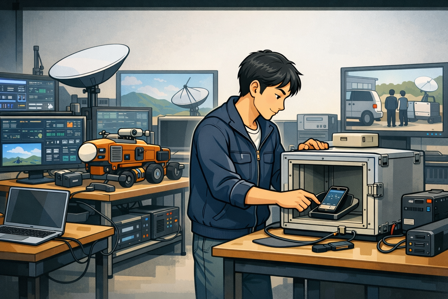 疑似検証・リモートデモ検証環境の写真